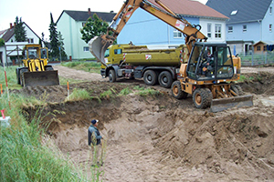 Erd- und Abbrucharbeiten: Aushub Baugrube